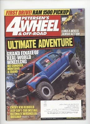 Petersen's 4-Wheel & Off-Road December 2012 Ultimate Adventure Magazine - Image 1
