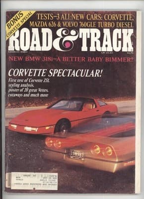 Road & Track March 1983 Corvette Spectacular Bonus Magazine - Image 1