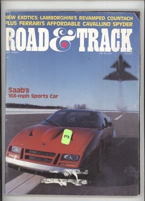 Road & Track May 1985 Lamborghini Countach Ferrari Spyder Magazine - Image 1
