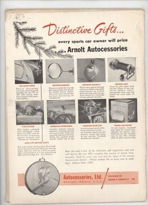 Road & Track December 1953 Sports Car Buyers Guide Magazine - Thumbnail 2