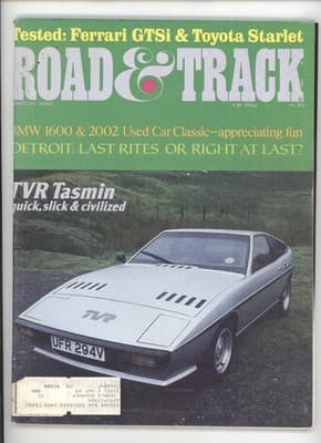 Road & Track March 1981 Ferrari GTSi Toyota Starlet Magazine - Image 1