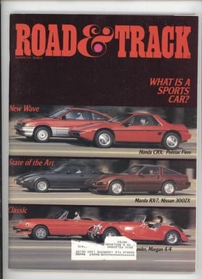 Road & Track March 1984 What is a Sports Car Magazine - Image 1