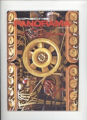 Porsche Panorama February 2008 Close-Up Engine Bay Magazine - Image 1