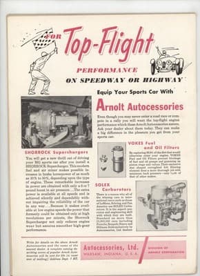 Road & Track July 1953 Humber Sneeze Bentley Feature Magazine - Thumbnail 2