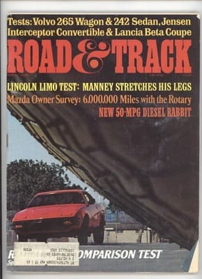 Road & Track April 1976 Volvo 265 Wagon & Lancia Beta Magazine - Image 1