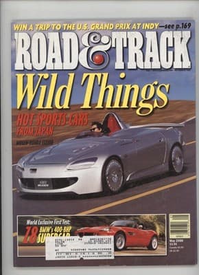 Road & Track May 2000 BMW Z8 Mugen Honda Sports Car Magazine - Image 1