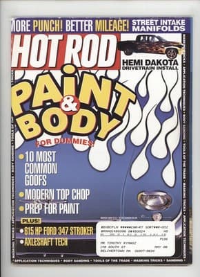 Hot Rod March 2000 Paint & Body Magazine - Image 1