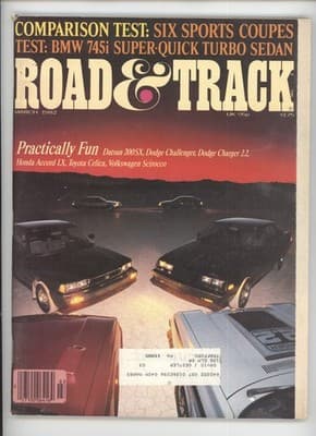 Road & Track March 1982 Sports Coupes BMW 745i Magazine - Image 1