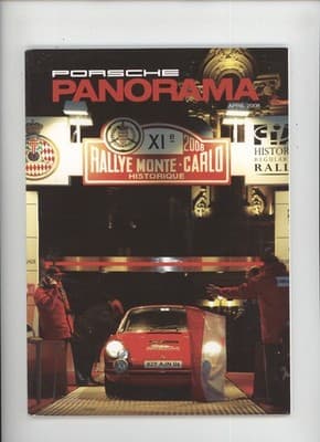 Porsche Panorama April 2008 Rallye Monte-Carlo Magazine