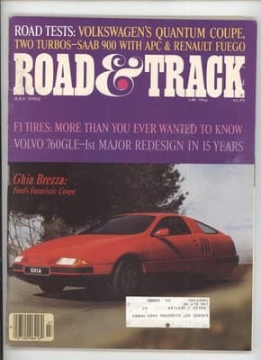 Road & Track July 1982 Volvo 760 F1 Tires Saab Turbo Magazine
