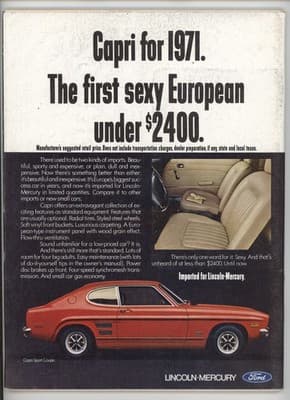 Road & Track February 1971 Lamborghini P250 Wankel Engine Magazine - Thumbnail 2