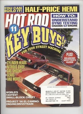 Hot Rod October 1999 Build Street Machine Hemi Magazine