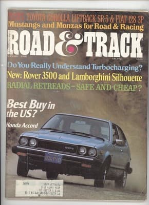 Road & Track August 1976 Honda Accord Best Buy Magazine