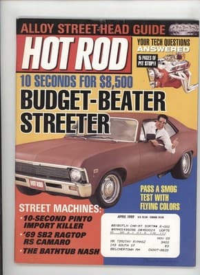 Hot Rod April 1999 Alloy Street Head Guide Magazine