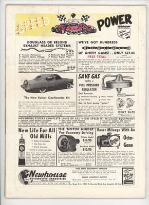 Road & Track February 1952 Type 212 Ferrari Magazine - Thumbnail 2