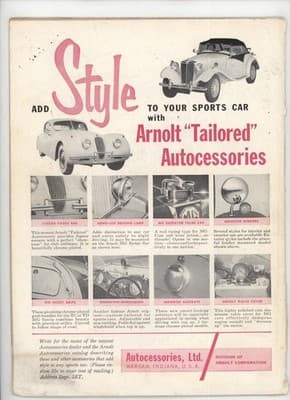 Road & Track May 1953 Jaguar XK120 Monte Carlo Rally Car Magazine - Thumbnail 2