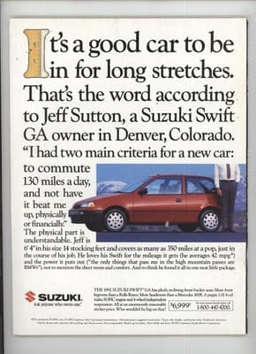 Road & Track August 1992 Supercars USA! Dodge Viper Magazine - Thumbnail 2