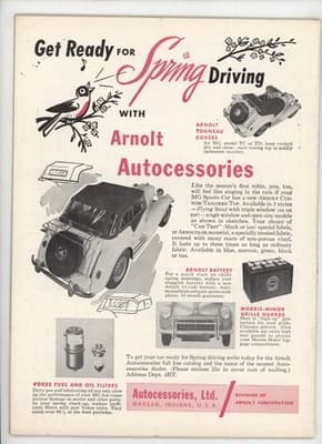 Road & Track April 1953 Mercedes Issue Kurtis Austin-Healey Magazine - Thumbnail 2