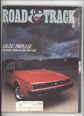 Road & Track June 1983 Isuzu Impulse Car Magazine