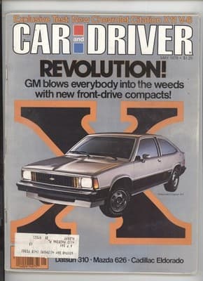 Car and Driver May 1979 Chevrolet Citation X11 Car Magazine