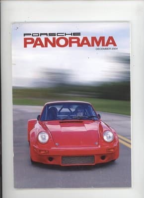 Porsche Panorama December 2004 Red Vintage Porsche Magazine