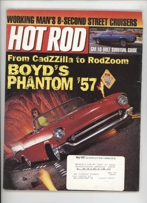 Hot Rod May 1997 Working Man's 8 Second Street Cruisers Magazine