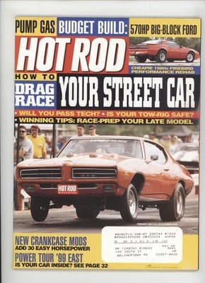 Hot Rod February 2000 Drag Race Street Car Magazine