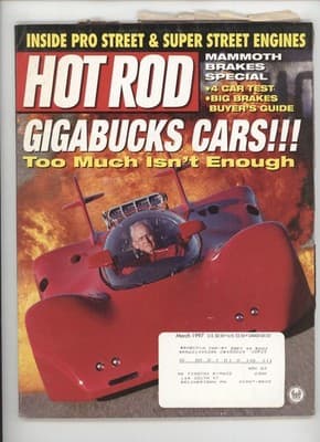 Hot Rod March 1997 Pro Street Super Street Magazine