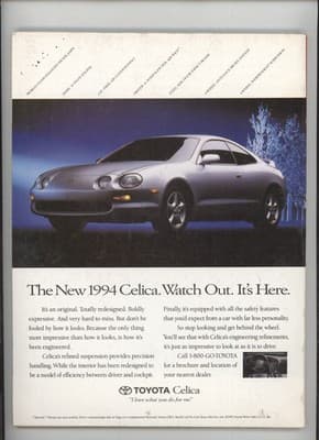 Road & Track May 1994 Lamborghini Diablo Countach Magazine - Thumbnail 2