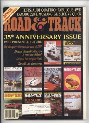 Road & Track June 1982 35th Anniversary Audi Quattro Magazine