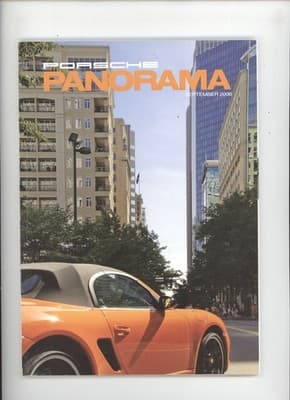 Porsche Panorama September 2008 Orange 911 Car Magazine