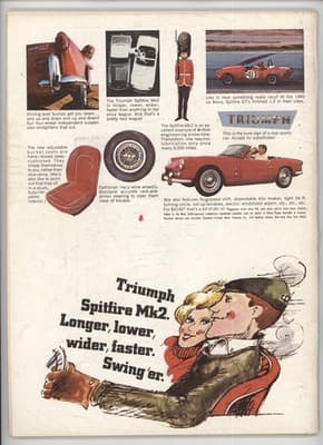 Road & Track May 1966 Ferrari Porsche Ford GT Le Mans Magazine - Thumbnail 2