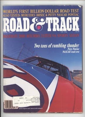 Road & Track April 1982 Billion Dollar Road Test NASCAR Magazine