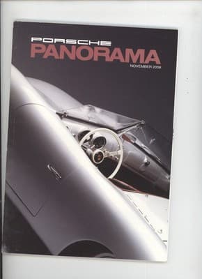 Porsche Panorama November 2008 Classic 911 Silver Interior Magazine