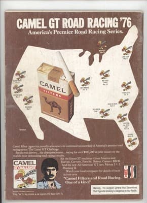 Road & Track February 1976 Lamborghini Countach Magazine - Thumbnail 2