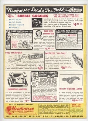 Road and Track August 1951 MG Jaguar XK-120 Talbot Magazine - Thumbnail 2