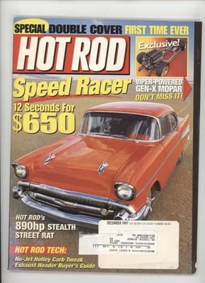 Hot Rod December 1997 Speed Racer Magazine