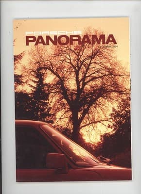 Porsche Panorama October 2004 Red Porsche Car Magazine