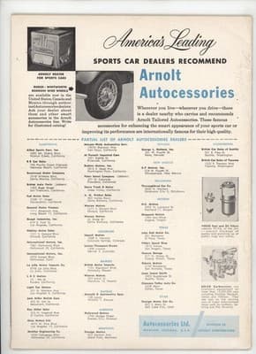 Road & Track November 1953 Italian Sports Car Test Magazine - Thumbnail 2
