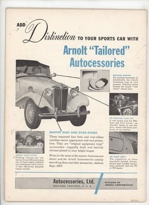 Road and Track September 1953 LeMANS 24-Hr. RACE Ferrari America Magazine - Thumbnail 2