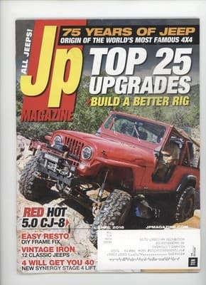 JP Magazine April 2016 75 Years of Jeep 4x4 Magazine