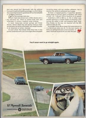 Road & Track February 1967 Chaparral Mustang Corvette Magazine - Thumbnail 2