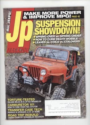 JP Magazine June 2009 Jeep Power MPG Suspension Tech Magazine