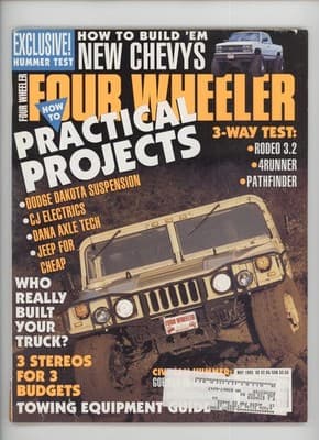 Four Wheeler May 1993 Hummer Test 4x4 Truck Magazine