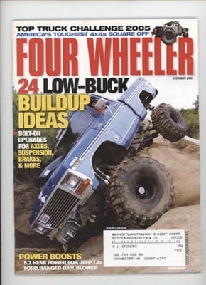 Four Wheeler December 2005 Top Truck Challenge Build Up Ideas Magazine