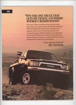 Four Wheeler April 1991 Ford Bronco vs Chevy 4x4 Magazine - Thumbnail 2