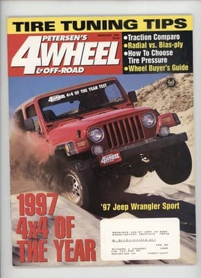 Petersen's 4-Wheel & Off-Road February 1997 4x4 of the Year Jeep Wrangler