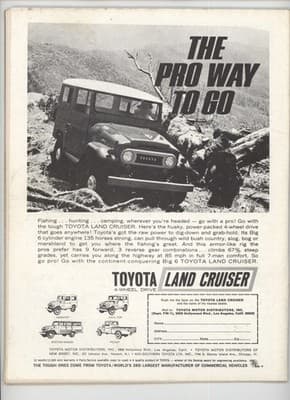 Four Wheeler March 1967 Draggin' in the Sand 4WD Toyota Car Magazine - Thumbnail 2