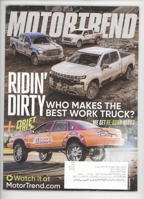 Motor Trend June 2019 Ridin' Dirty Work Truck Test Magazine