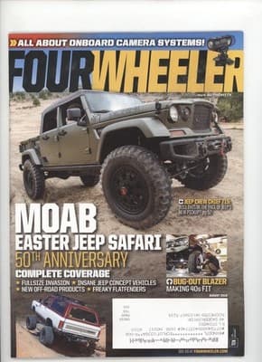 Four Wheeler August 2016 Jeep Crew Chief 715 Pickup Magazine